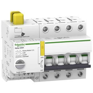 Schneider Electric A9C66425 ACTI9 IC60H TI24 D25A 4-полюсный дистанционно переключаемый автоматический выключатель