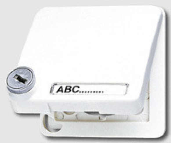 Jung CD590BFSLNAKL откидная крышка, CD500/CD-универсал , цвет: кремово-белый