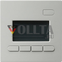 Gira 130842 S-Color Механизм управления жалюзи  2 крышка, цвет:серый, тон:глянец