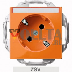 Schneider серия: Merten MEG2372-0302 System M SCHUKO-розетка со штампом ZSV