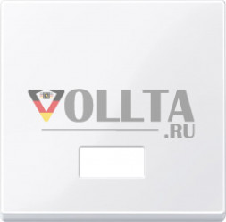 Schneider серия: Merten 432825 System M контрольный выключатель / контрольная кнопка крышка, цвет:белый, тон:глянец