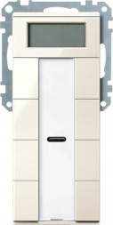 Merten MEG6214-0344 System M KNX кнопка, клавиша четверная plus цвет: кремово-белый, тон:глянец