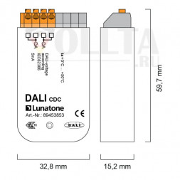 LUNATONE 89453853 Таймер DALI DE | CDC