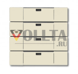 Настенный передатчик Busch-Jaeger 6733-82 WaveLINE, 4 канала, цвет слоновой кости