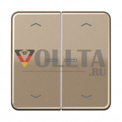 Jung CD595KO5MPGB CD500 KNX кнопка, клавиша крышка, металлический вывод (в модуле) цвет:золотой