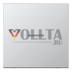 Клавиша Jung AL101KO5 со световодом для однопозиционной кнопки, серия LS, алюминий