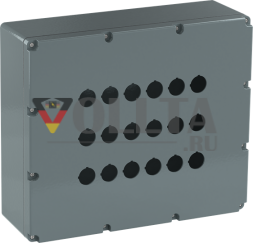 ABB Stotz-Kontakt 1SFA170809R1018 080SP18 18 точек управления, серый алюминиевый корпус, IP66, металлический корпус
