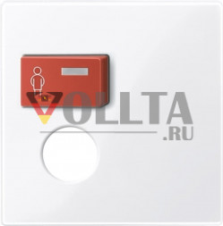 Merten 450225 System M модуль вызова крышка, цвет:белый, тон:глянец