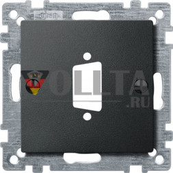 Schneider серия: Merten 468114 System M D-Subminiatur крышка, цвет:антрацит, тон: матовый