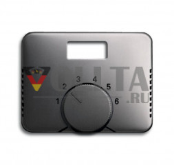 Busch-Jaeger 1794TA-20    Alpha Регулятор температуры помещения, крышка, цвет: платина