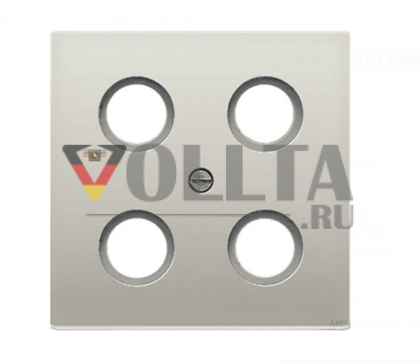 Jung  Крышка из нержавеющей стали для розетки 4L SAT TV ES 2990-4 SAT1