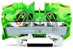 Wago 2010-1207 зелено-желтый
