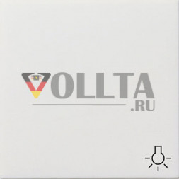 Gira 0285112 Ширококлавишный выключатель выключатель/кнопка, клавиша крышка, c символом свет, цвет:чисто белый, тон:глянец