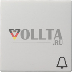 Gira 028603 System55 крышка, c символом  звонок цвет:чисто белый, тон:глянец