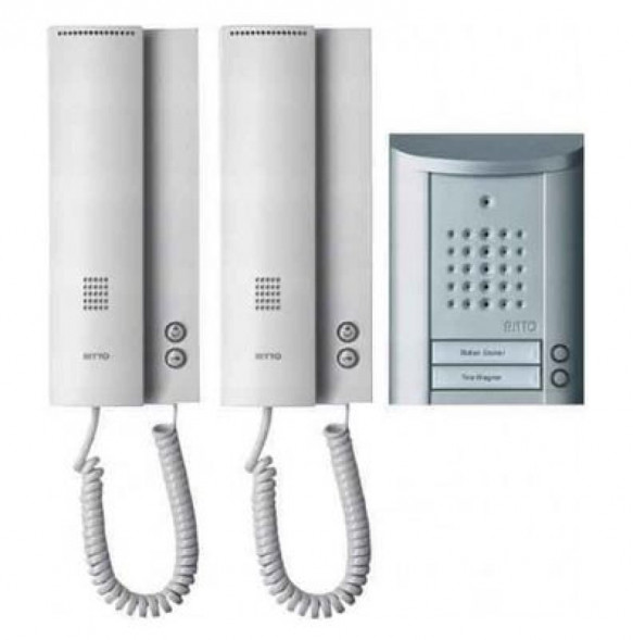 Ritto 1841220 Entravox Audio 2 Квартирный SET цвет: серебрянный анодированный