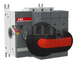 ABB Stotz-Kontakt OS50GF03P, выключатель нагрузки для предохранителей, 3-полюсный, 50 А с ручкой и валом для предохранителей NFC, 1SCA115492R1001