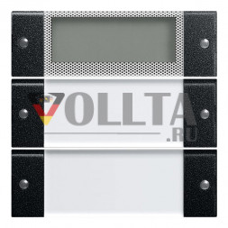 Gira 2142005 комплект клавиш 2ф Plus BSF System 55 прозрачный черный м