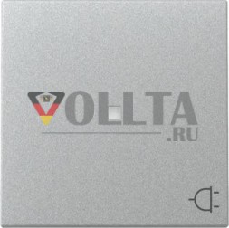 Gira 329126 Control+Symb.Socket Sys.55 F Alu Rocker