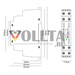 LUNATONE 86468353-1-HS Вход интерфейса DALI 0-10 В | 1-канальный