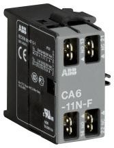 ABB Stotz-Kontakt CA6-11N-F, вспомогательный выключатель 1НО/1НЗ, штекерное соединение, боковой монтаж, GJL1201318R0004
