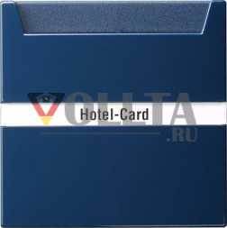 Gira 014046 S-Color Выключатель карточный для отелей,клавиша 10А, цвет: голубой, тон:глянец
