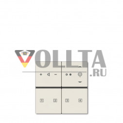 Jung RANLS9140TSW LS990  клавишный блок с Radio цвет: кремово-белый