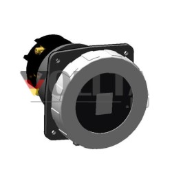 ABB Stotz-Kontakt 2125RU6W LP, панельная розетка, 125 А, IP67 6ч, 2P+E, 200-250 В, синяя, 2CMA192729R1000