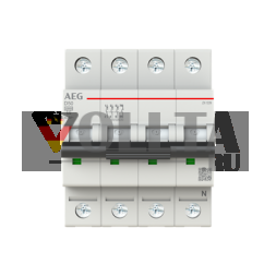 Busch-Jaeger 2CDS273188R0501 Elfaplus 10kA D-50A 3P+N автоматический выключатель