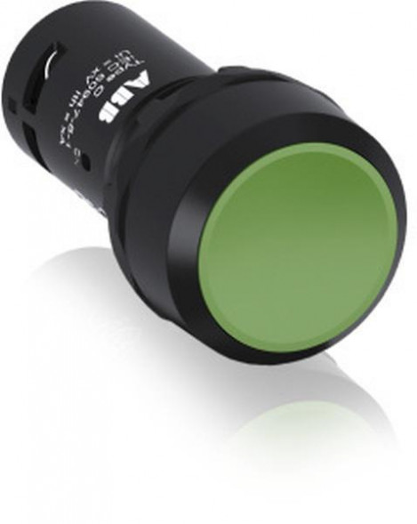 Контакт ABB Stotz CP11-10G-11, плоская кнопка без фиксации, зеленый, 1НО+1НЗ, отпечаток I, 1SFA619110R1072