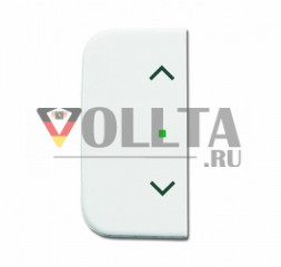 Busch-Jaeger 6232-20-214 крышка, двойная, левая(ый),/правая, символ жалюзи Reflex SI, цвет: альпийский белый