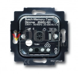 Busch-Jaeger 6560U-101 Диммер модульный с памятью, 20-500W