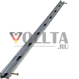 Монтажная рейка Hager UN08A 1200 мм 1 комплект = 2 шт.