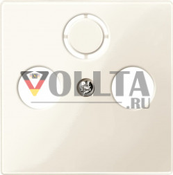 Merten 296744 System M ТВ розетка крышка, цвет: кремово-белый, тон:глянец