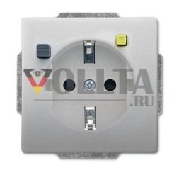 Busch-Jaeger 2CKA003116A0669 3120 EUCB-866 вставка для розетки из нержавеющей стали