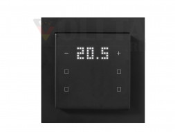 MULLER TS 58.00 knx6TS KNX сенсор касания | 6-позиционный, 4 нейтральных, дисплей | угольно-черный | 55x55 мм