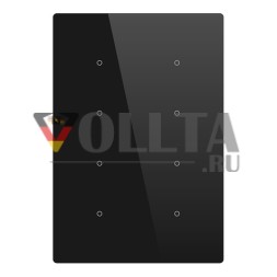 BESKNX PL128200 KNX сенсорная кнопка Cubik-V basic | 8-позиционная | черная
