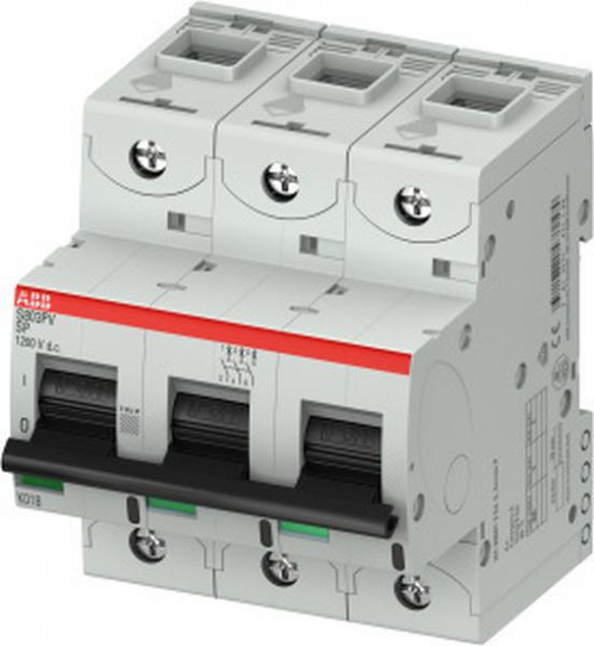 ABB Stotz-Kontakt S803PV-SP50, предохранитель для цепи S803PV-SP50 1200 В постоянного тока, 50 А, 3-полюсный, 2CCF019617R0001