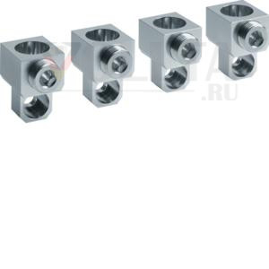 Клемма Hager HYB006H 4-полюсная Al/Cu 1x95-240 мм2
