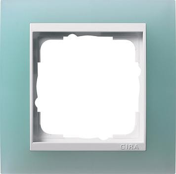 Gira 0211395 Рамка односторонняя для чистого белого цвета Gira Event Opaque Mint