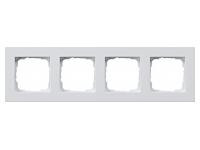 Gira 214225 рамка 4-х сторонняя плоская E2 чисто-белый