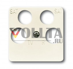 Busch-Jaeger 1743/10-04-212 Duro2000 SI Антенная розетка крышка, цвет: кремово-белый