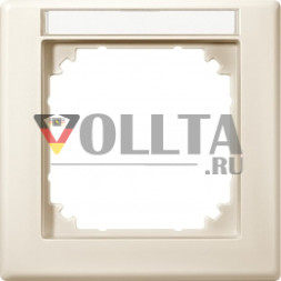 Merten 474144 M-Smart рамка 1-я, цвет: кремово-белый, тон: матовый