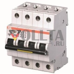 ABB Stotz-Kontakt S204P-K63, автоматический выключатель K-Char., 15 кА, 63 А, 4P, 2CDS284001R0607