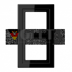 Рама Jung LSD982SW 2-сторонняя, вертикальный и горизонтальный монтаж, Дюропласт, LS-DESIGN, черный