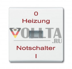 Busch-Jaeger 2102H-34 серия:Allwetter44 отопление аварийный выключатель крышка, цвет: альпийский белый