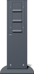 Gira 134128 491мм 3xSCHUKO KS энергетическая колонна энергетическая колонна антрацит
