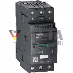 Schneider Electric GV3L80 3p 80A MAG. Защитный выключатель двигателя