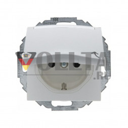 Berker 47461909 S1 SCHUKO-розетка  16А, цвет:полярная белизна, тон: матовый