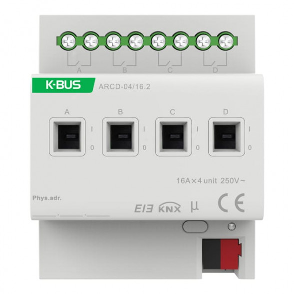 GVS 8185529 KNX-переключающий актуатор с измерением тока | 4-х ходовой