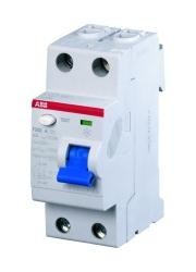 ABB Stotz-Kontakt F202 A-25/0.1, устройство защитного отключения 2P, тип A, 25A, 100мА, 2CSF202101R2250